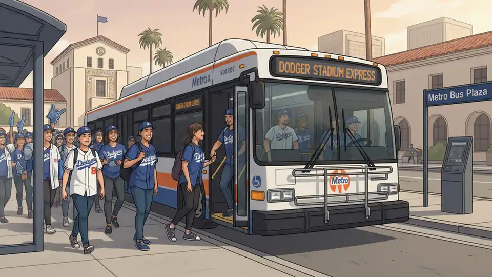 LA Metro Offers Free Dodger Stadium Express
