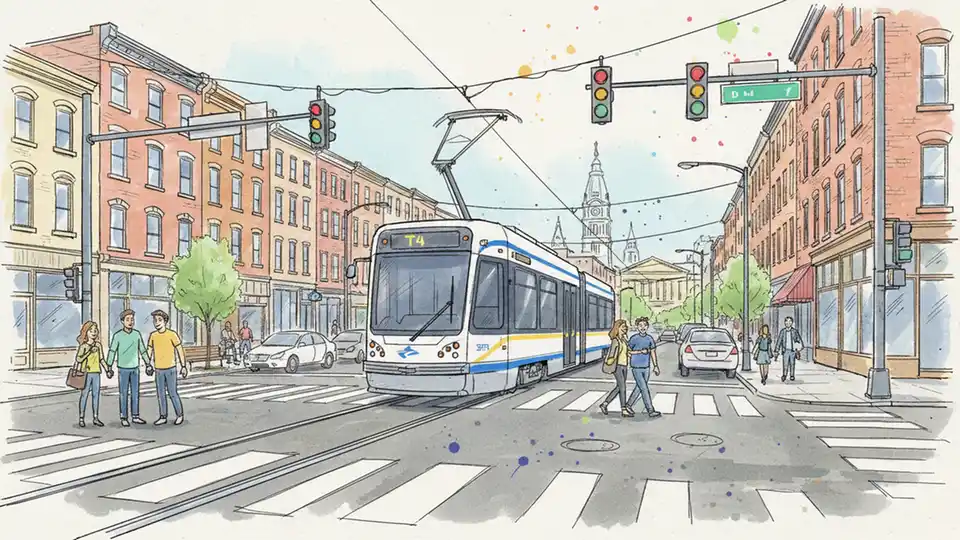 Philadelphia Restores T4 After Island Avenue Crash