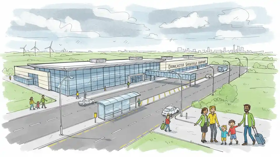 South Yorkshire Plans Airport Rail and Tram Links