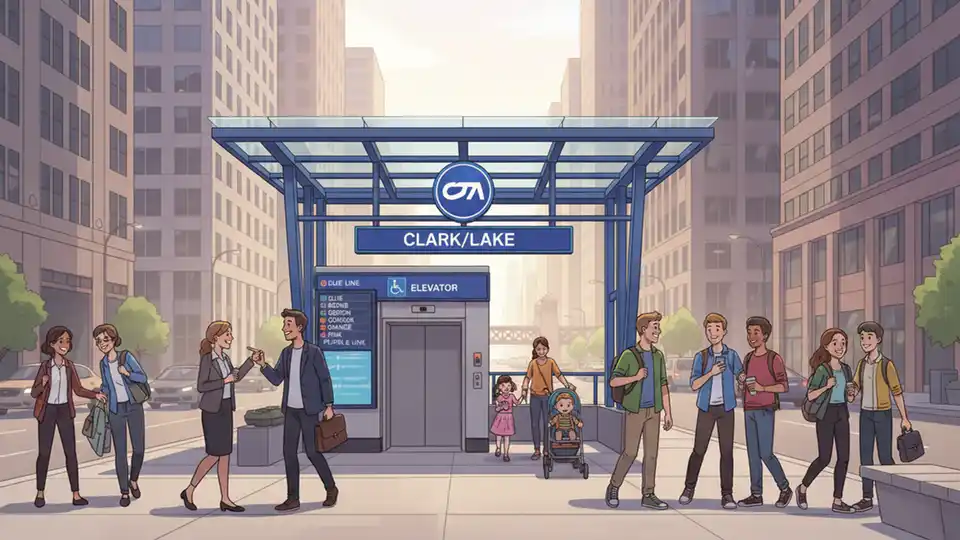 CTA Works to Restore Clark/Lake Elevator Access