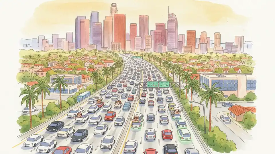 LA 405 Video Sparks Transit Debate