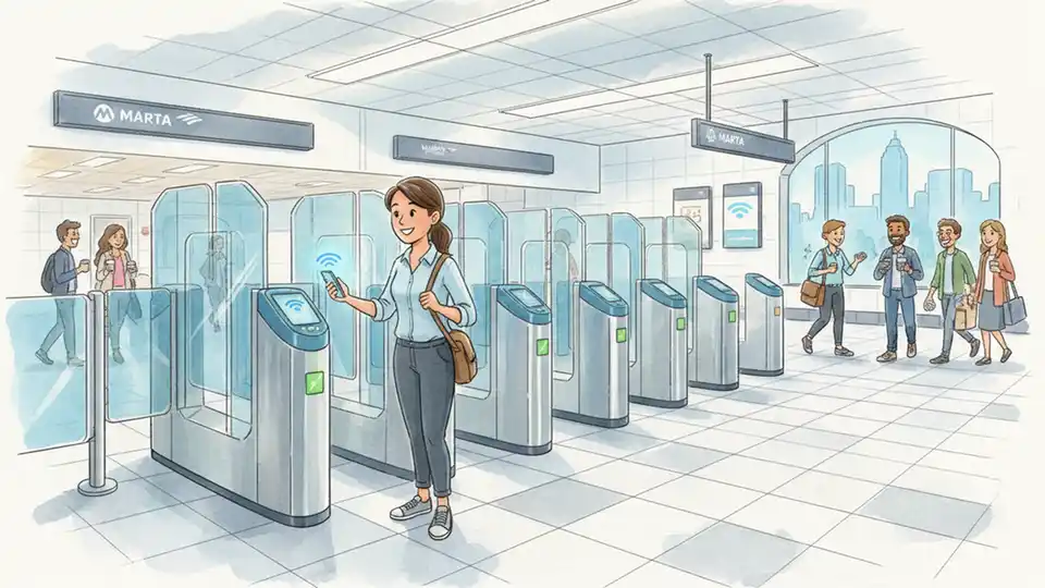 Atlanta MARTA Launches Contactless Payment System