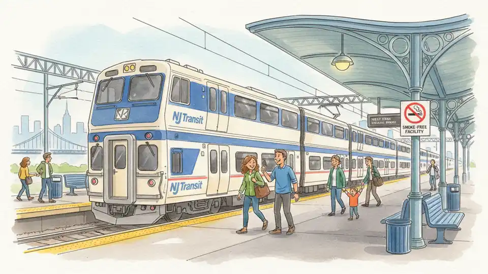 NJ Transit Reinforces Systemwide Smoking Ban