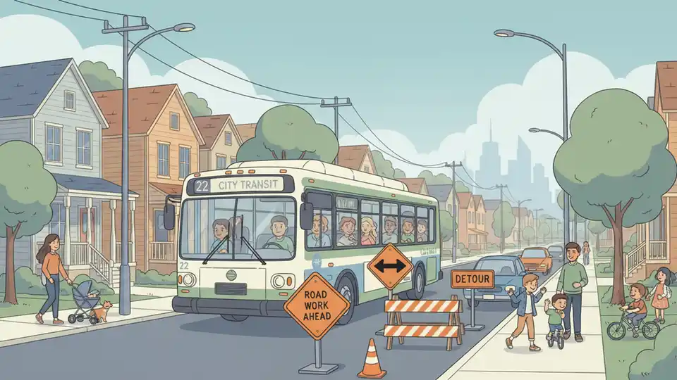 North West Adjusts Routes for Roadworks