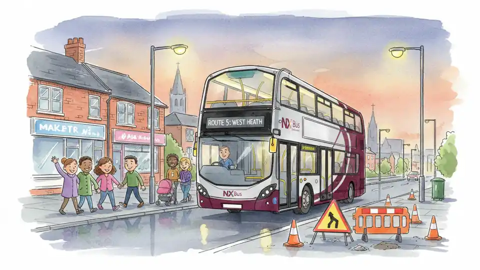 West Midlands Adjusts Routes for Road Upgrade