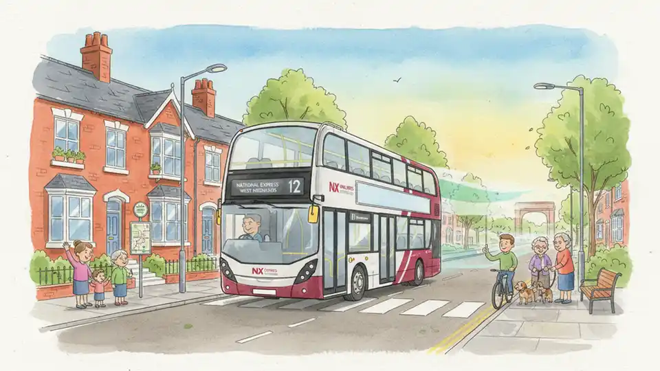 West Midlands Reroutes Service 12 for Road Repairs