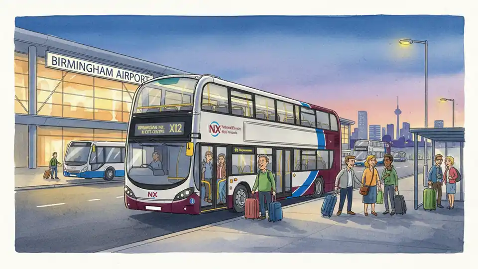 West Midlands Reroutes Airport Buses for Road Work