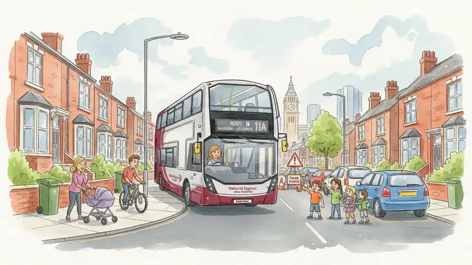 West Midlands Reroutes Five Routes for Highway Work