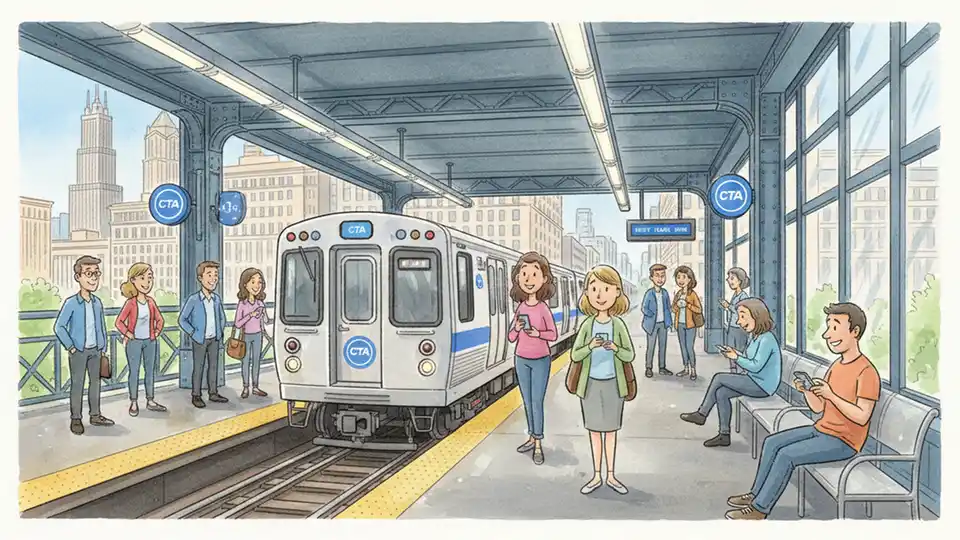 CTA Maintains Blue Line With Overnight Track Work