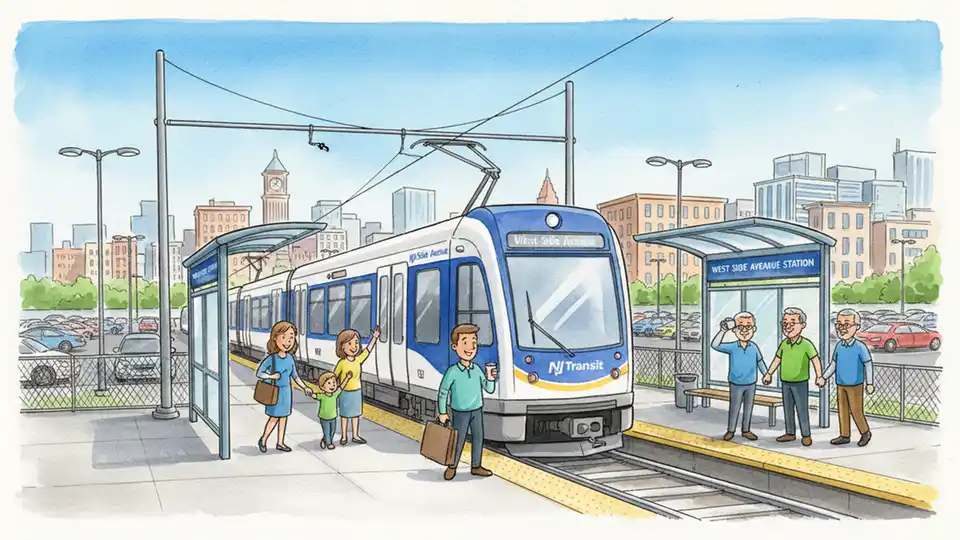 NJ Transit Adds Overnight Parking at Light Rail Stations