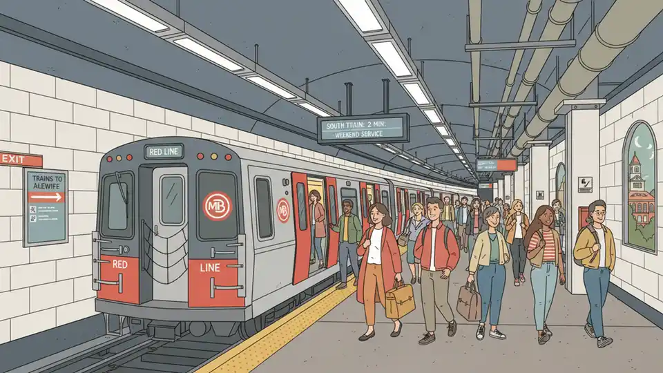 Boston Red Line Replaces Rail for Track Work