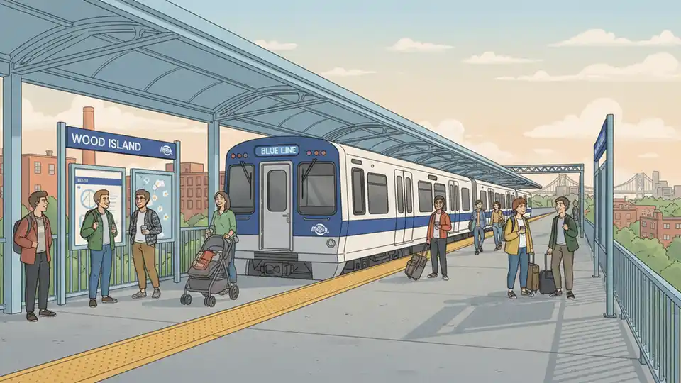 Boston Blue Line Maintains Service After Fire