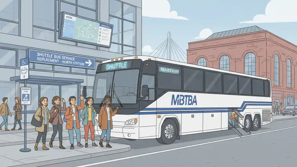 MBTA Mobilizes Shuttle Service North Station Route