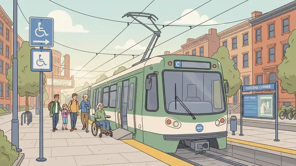 MBTA Advances Green Line C Accessibility Upgrades