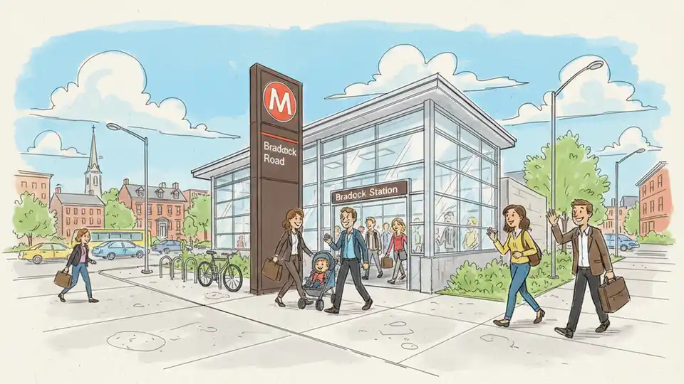 Metro Seeks Input on Braddock Rd Station Plan