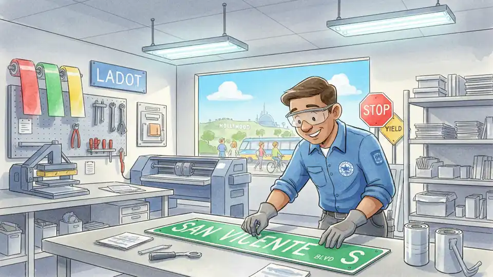 LA Sign Shop Produces 5,000 Signs Annually