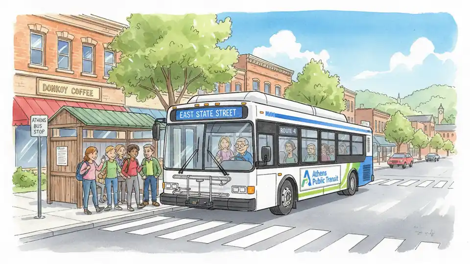 Athens Transit Adds Bus to Ease Crowding