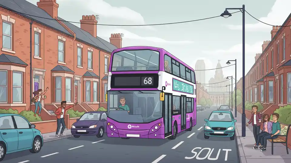 Liverpool Reroutes Bus 68 via Edge Lane