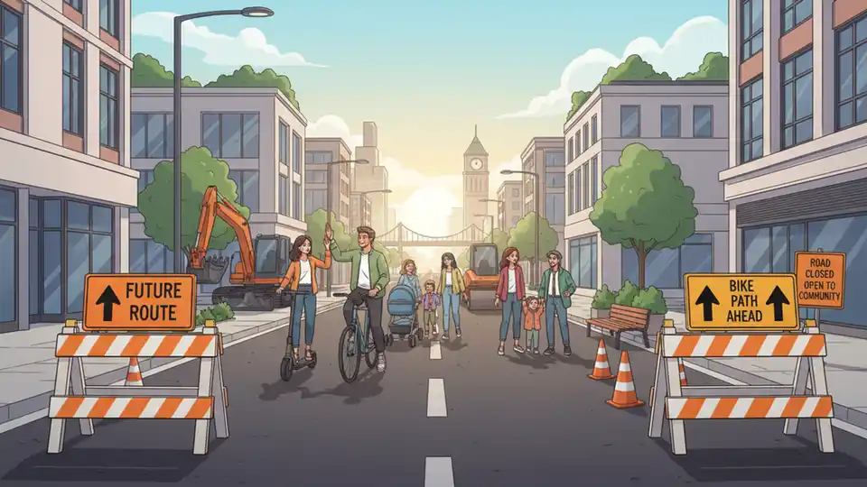 North West Closes Albert Road for Four Days