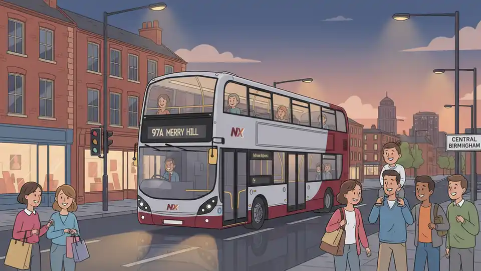 West Midlands Reroutes Buses for Road Work