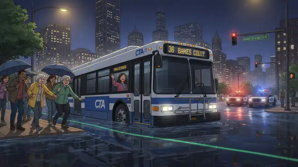Chicago CTA Restores Routes After Water Main Flood
