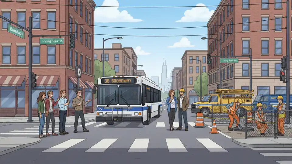 CTA Adjusts Route 36 for Utility Work