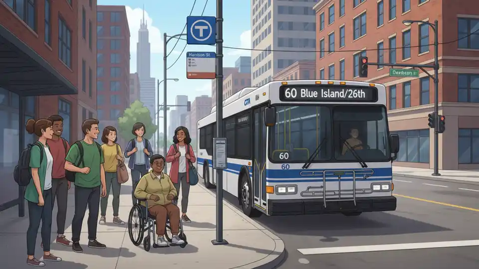 CTA Reroutes #60 Bus After Street Blockage