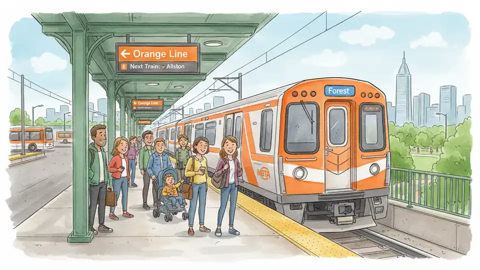 Boston Orange Line Restores Service After Signal Issue