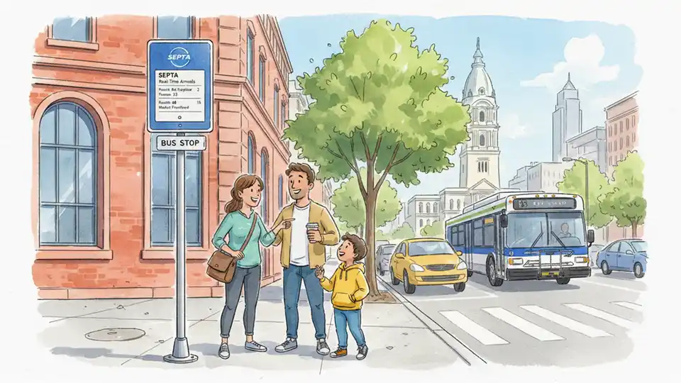 SEPTA Upgrades Stops With Real-Time Displays