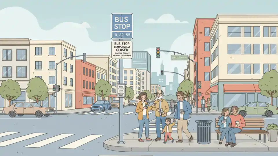 SF Closes MacArthur Blvd Bus Stop