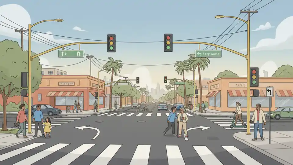 LA Upgrades 48th and Western for Safety