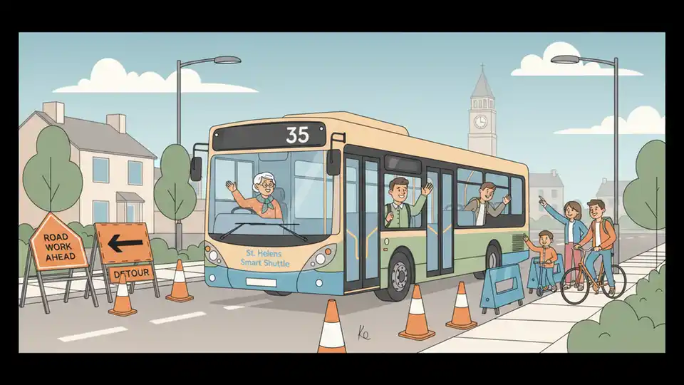 North West Reroutes Service 35 for Roadwork