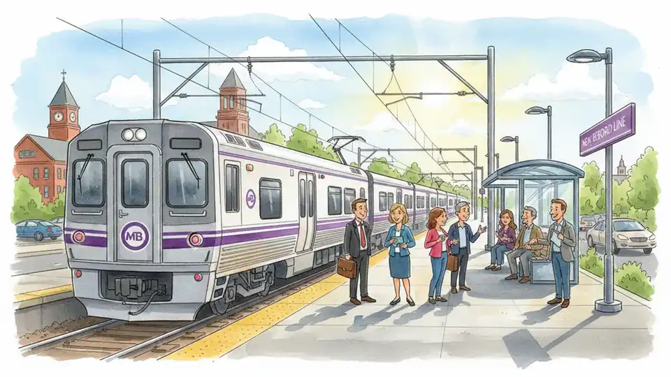 Boston Rail Restores Service After Track Blockage