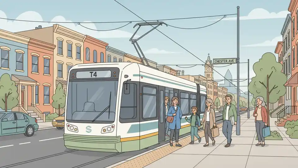 Philadelphia Restores T4 Trolley After Disruption