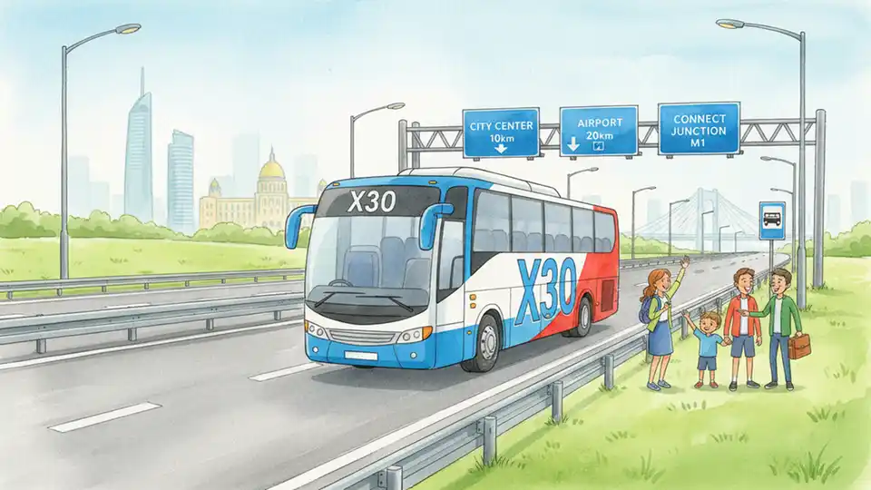 North West X30 Diverts for Tree Works