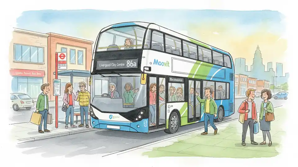 Liverpool Restores Service 86a After Roadworks