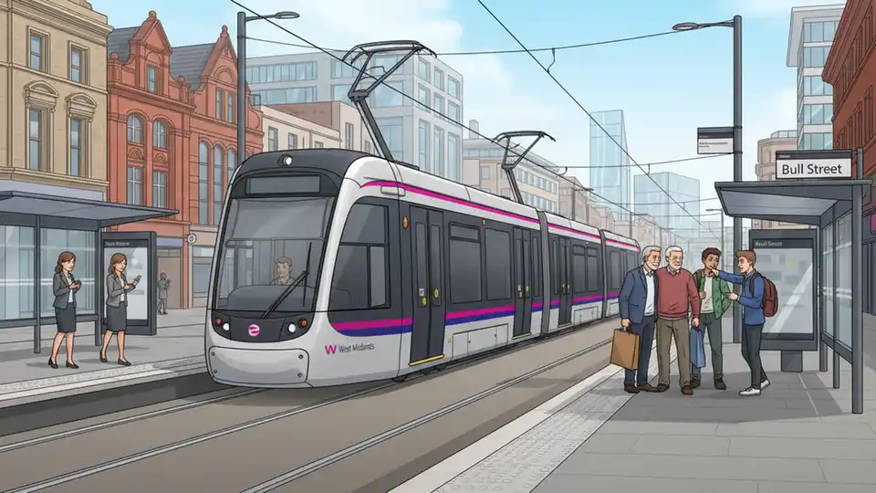 West Midlands Metro Adjusts Service for Training