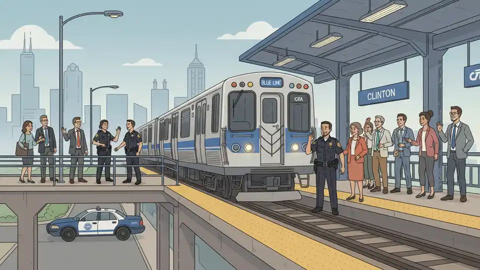 CTA Secures Blue Line After Armed Pursuit