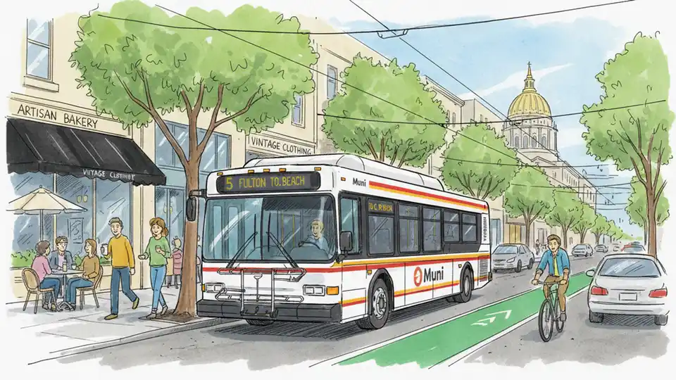 SF Muni Reroutes 6 Line for Hayes Event
