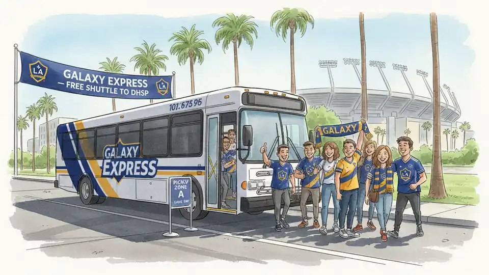 LA Galaxy Launches Free Shuttle to Stadium