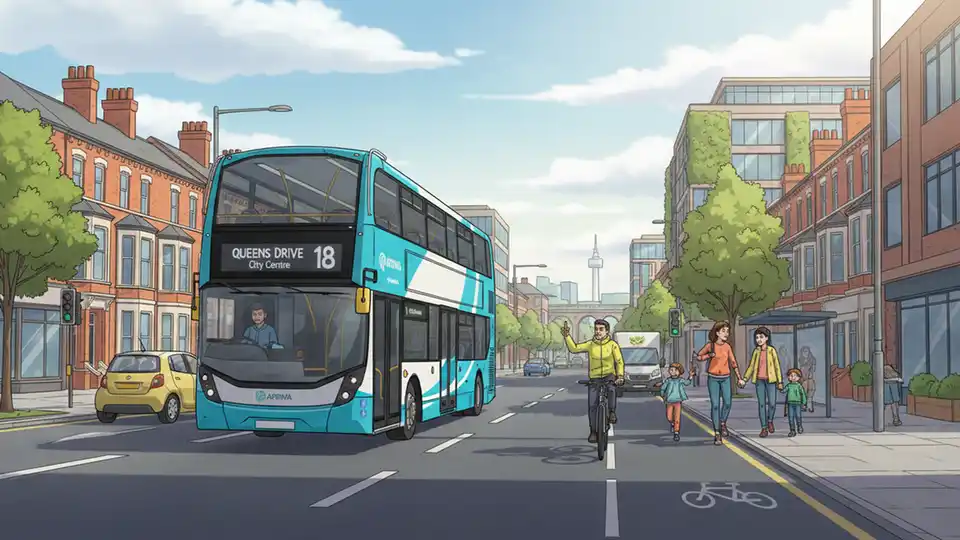 Liverpool Reroutes Service 18 Around Congestion