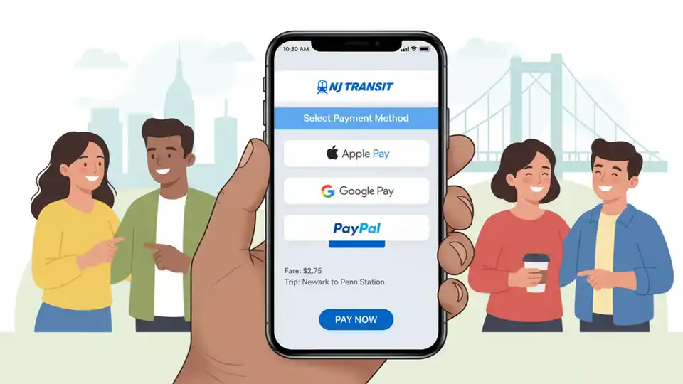 NJ Transit Expands Digital Payment Options