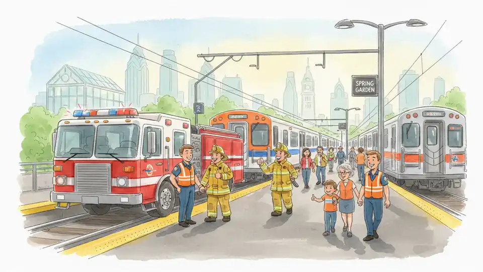 Philadelphia Restores Spring Garden Station Service