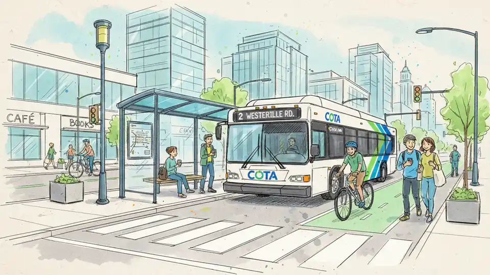 Columbus Highlights Car-Free Mobility Options