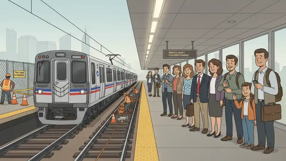 PATH Adjusts Harrison Platforms for Construction