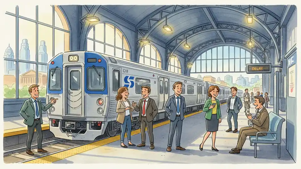 SEPTA Manages Doylestown Line Delay at 30th Street