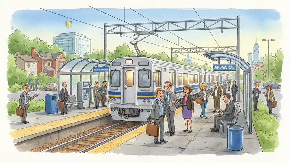 Philadelphia Train Continues Service Despite Delay