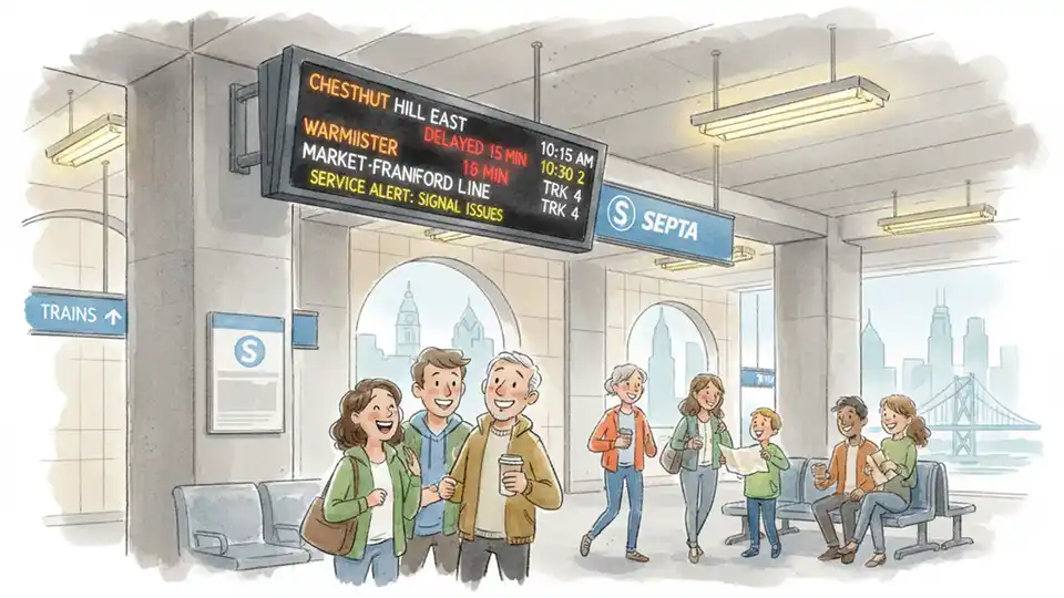 Doylestown Line Manages Minor Service Delay