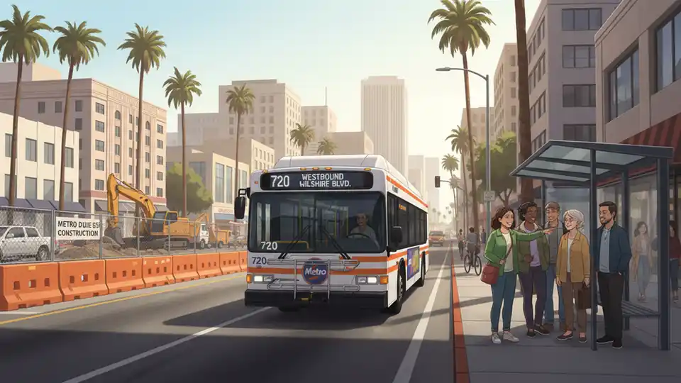 LA Metro Restores Wilshire Stops After D Line Work