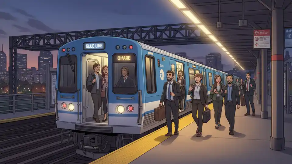 CTA Blue Line Adjusts Service for Track Work